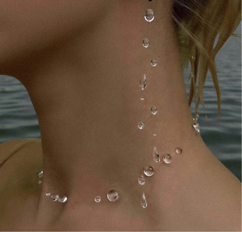 Double String Water Drop Earrings