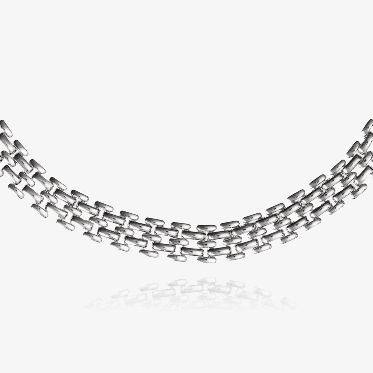 Elevated Mesh Chain Choker