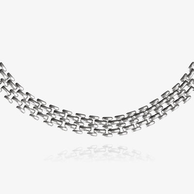 Elevated Mesh Chain Choker
