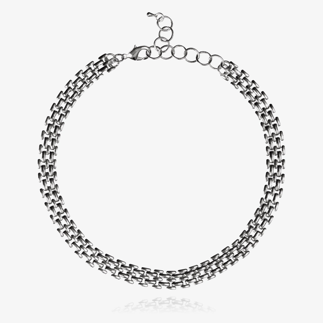 Elevated Mesh Chain Choker