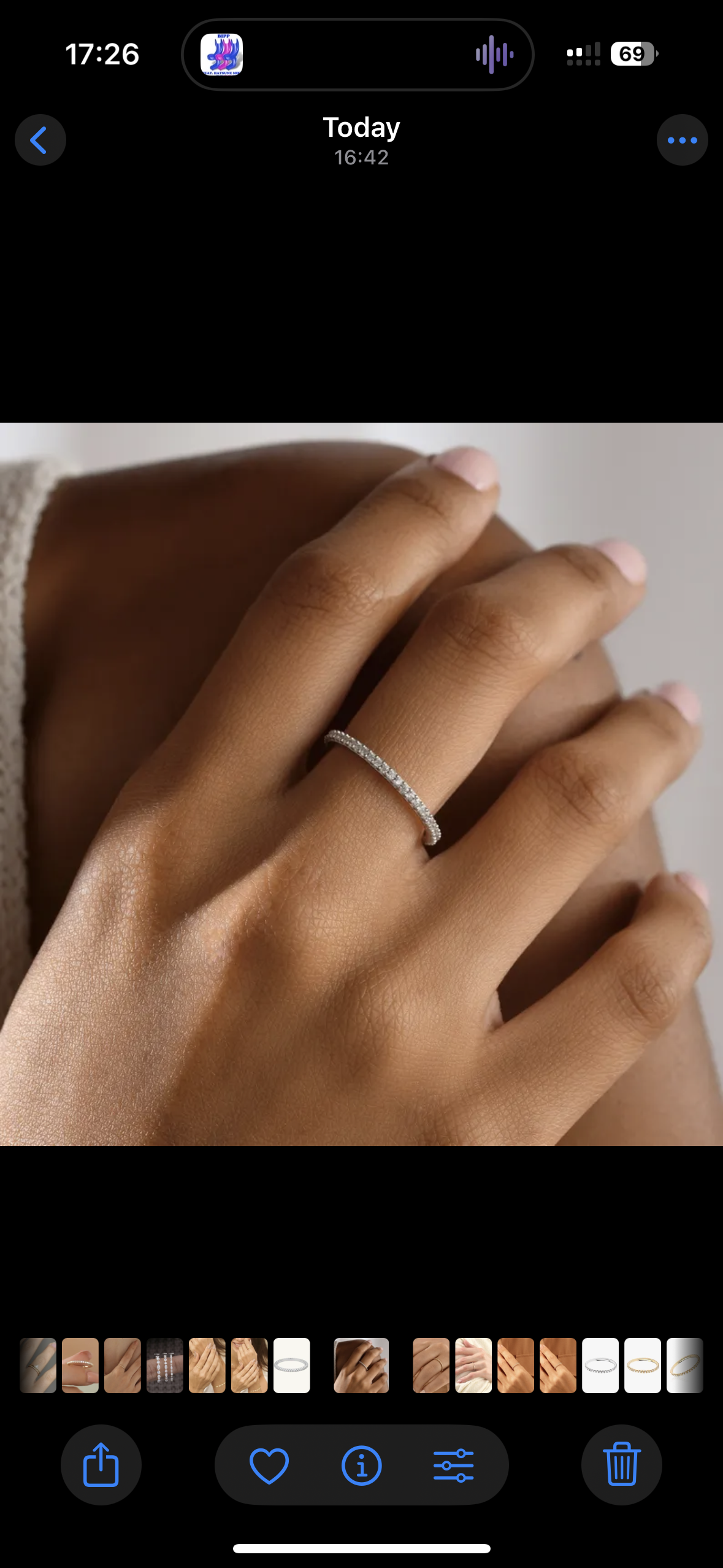 Eternity Band Diamond Ring