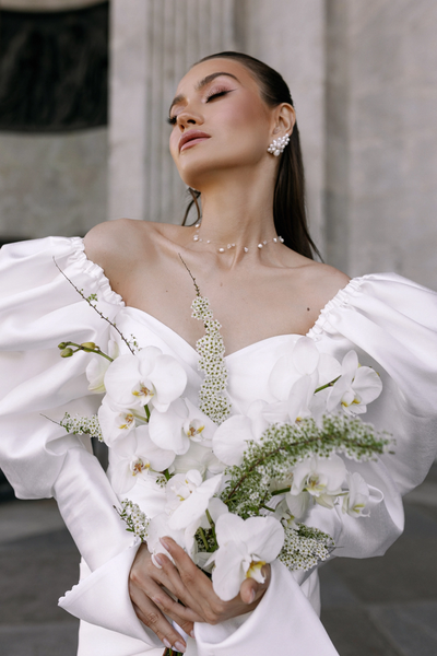 Floating Crystals And Pearls Necklace