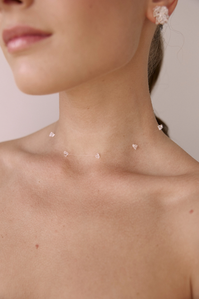 Floating Crystals Necklace