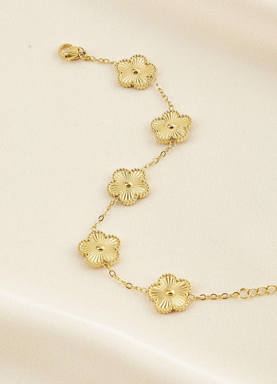 Flower Clover Bracelet