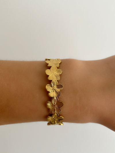 Flower Cuff Bracelet