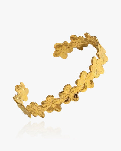 Flower Cuff Bracelet
