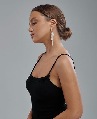 Freshwater Pearl Knot Earrings