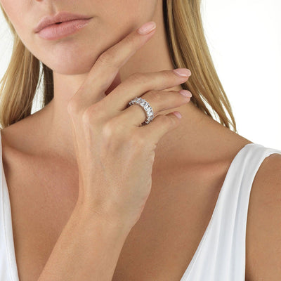 GIA Baguette Crystals Ring