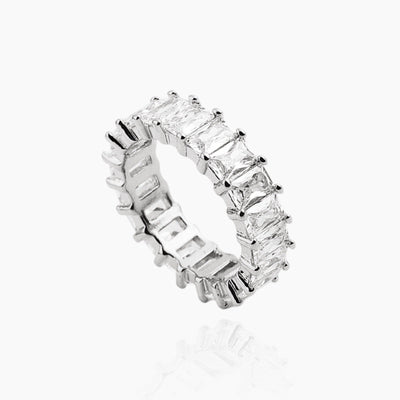 GIA Baguette Crystals Ring