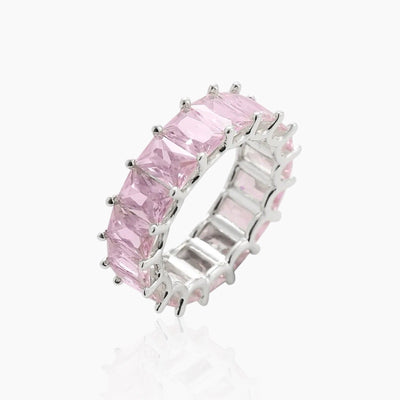 GIA Baguette Crystals Ring
