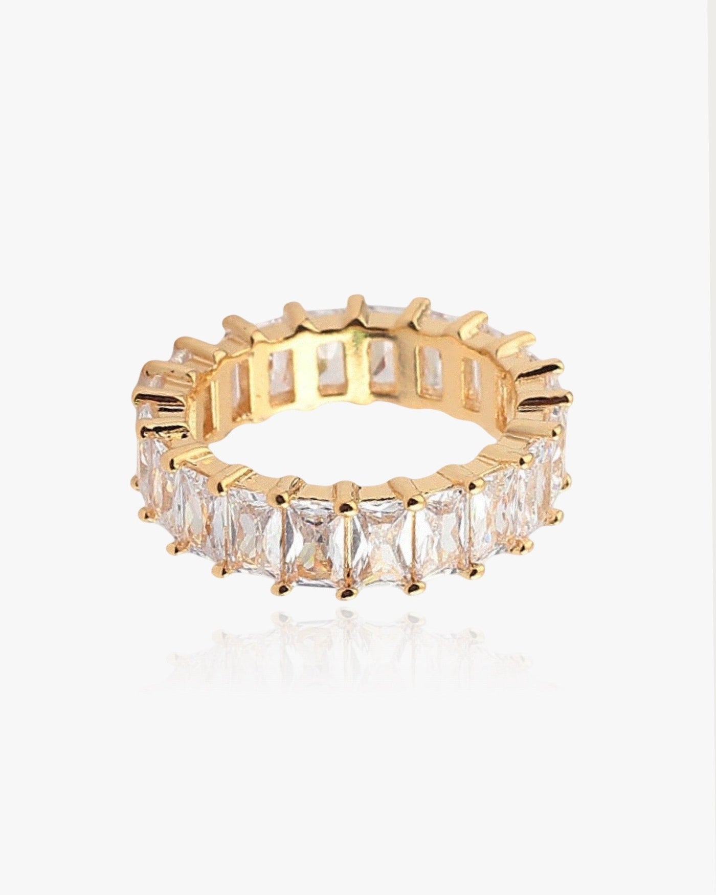 GIA Baguette Crystals Ring