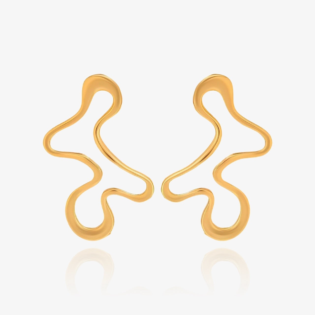 Geometric Art Statement Earrings