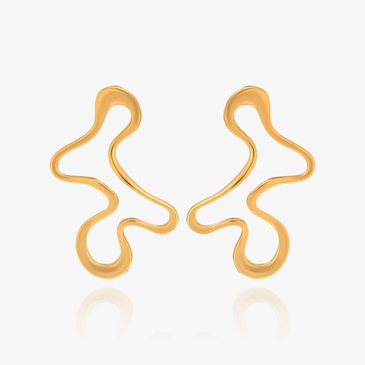 Geometric Art Statement Earrings