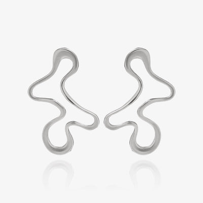 Geometric Art Statement Earrings