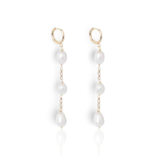 Gina Pearl Earrings