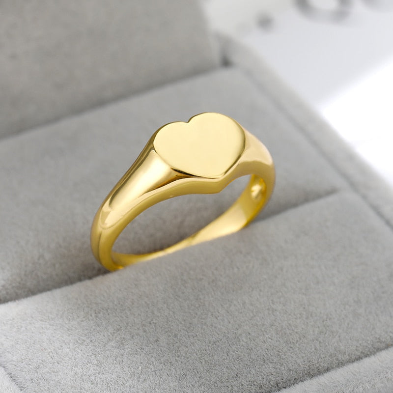 Heart Signet Ring