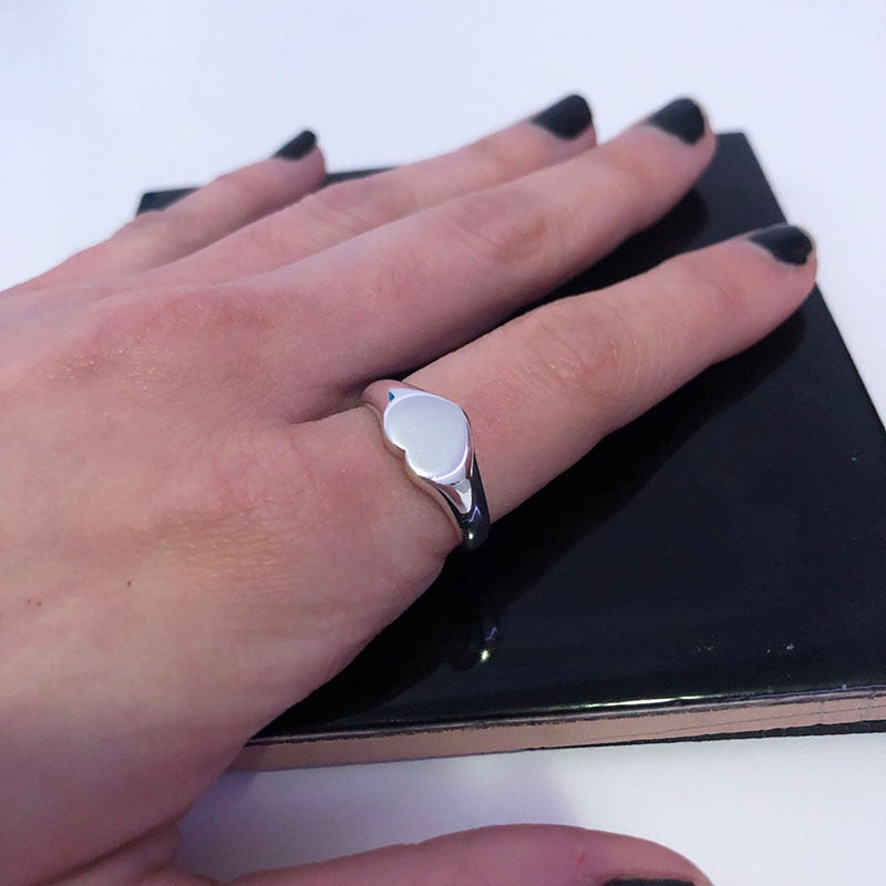 Heart Signet Ring