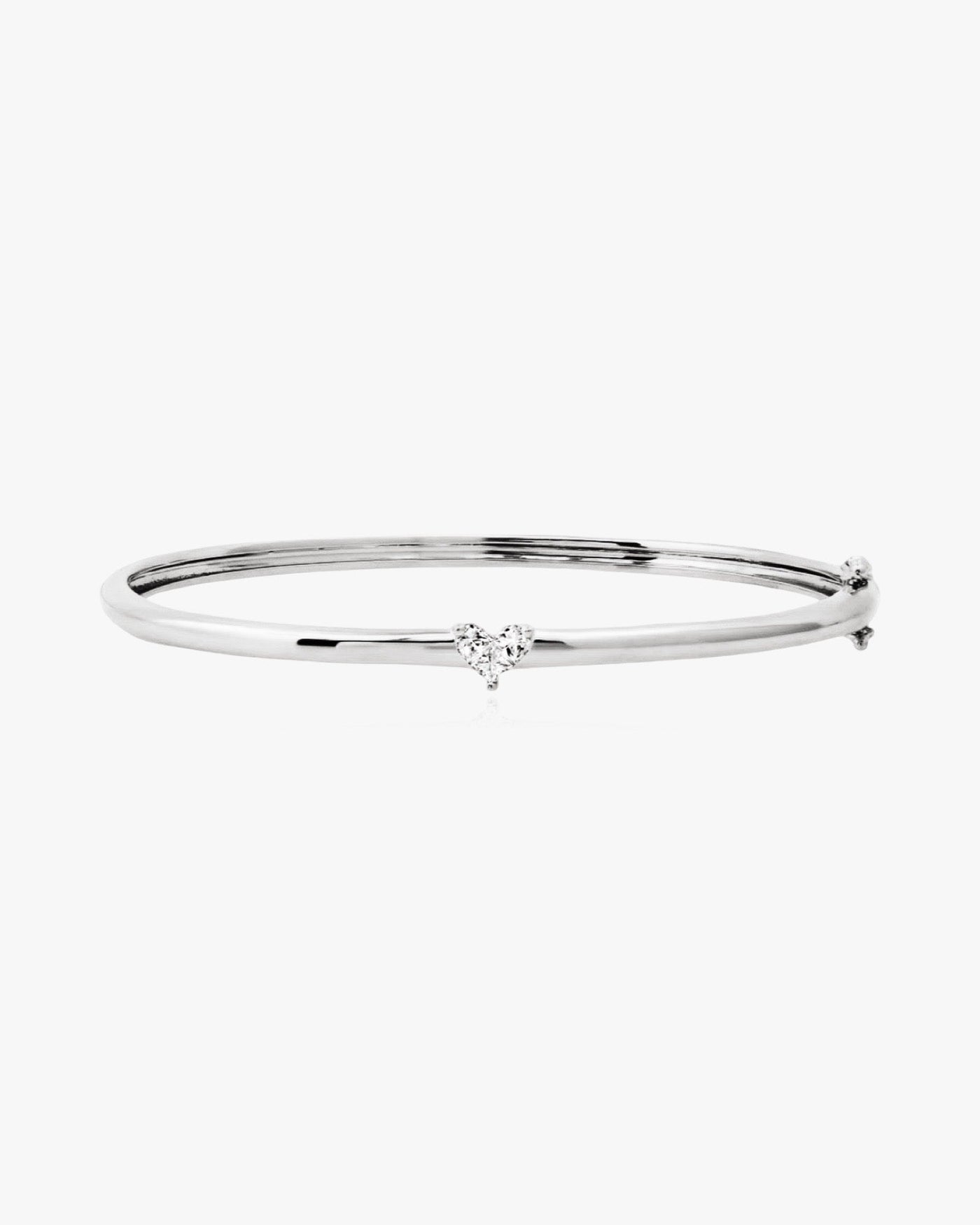 Heart Bangle Bracelet