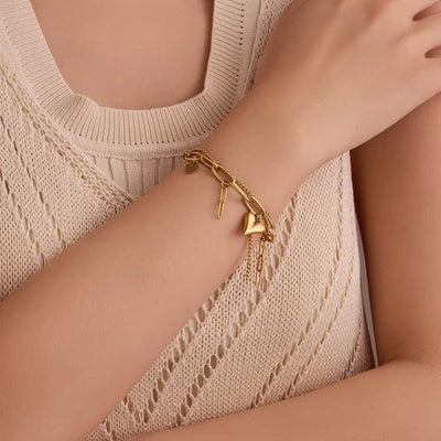 Heart Charms Bracelet