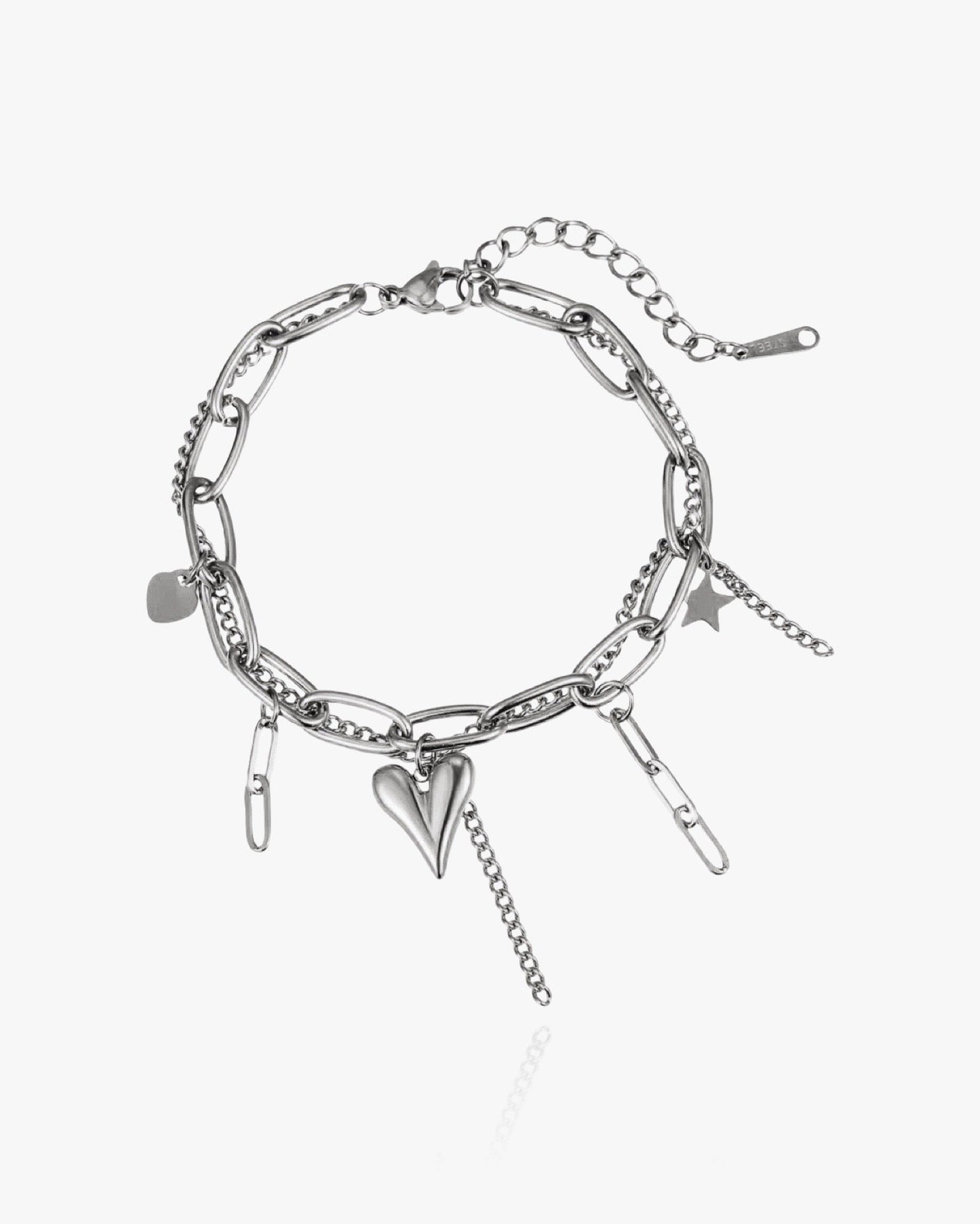 Heart Charms Bracelet