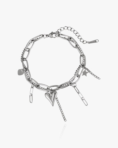 Heart Charms Bracelet
