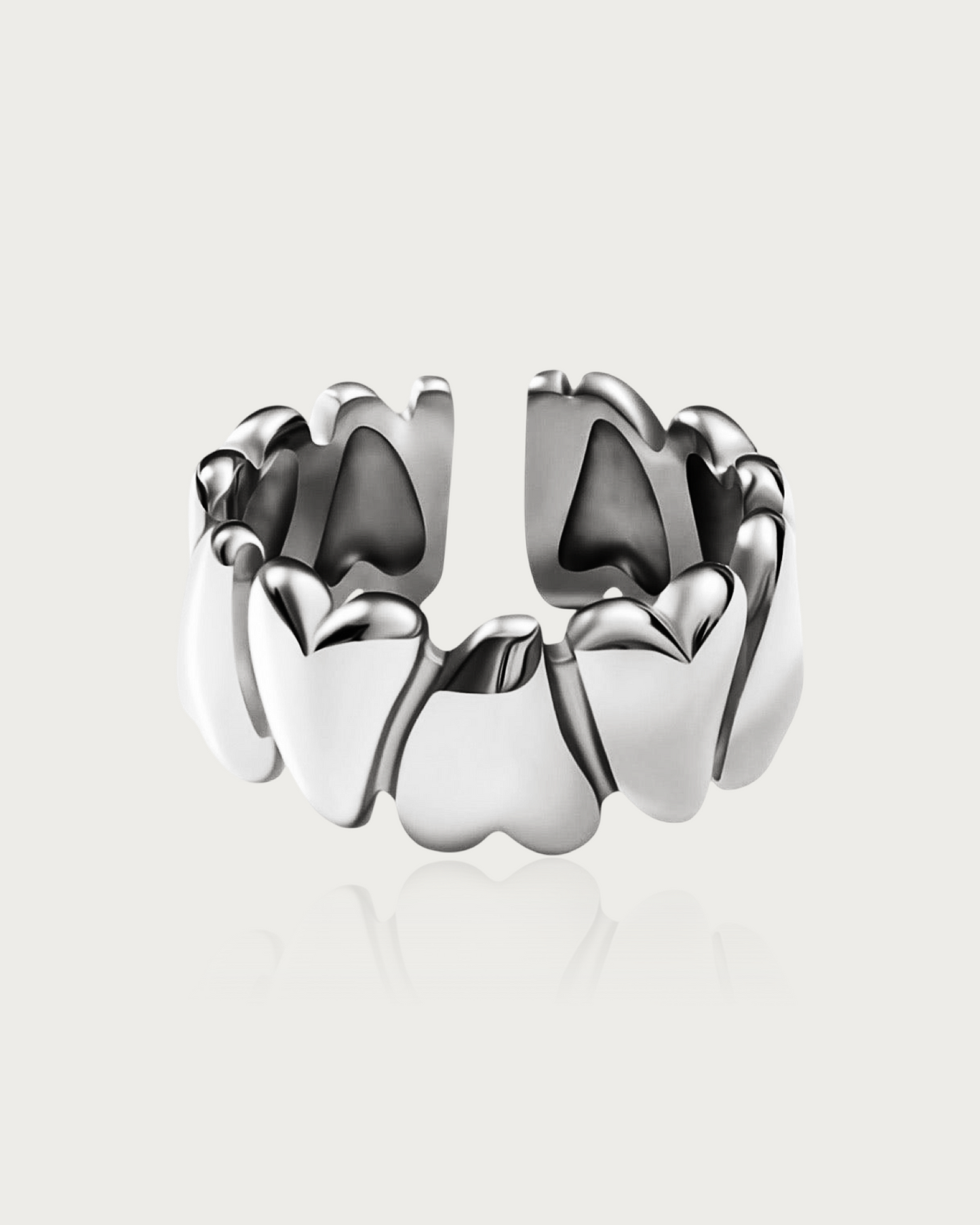 Hearts Wrap Around Ring
