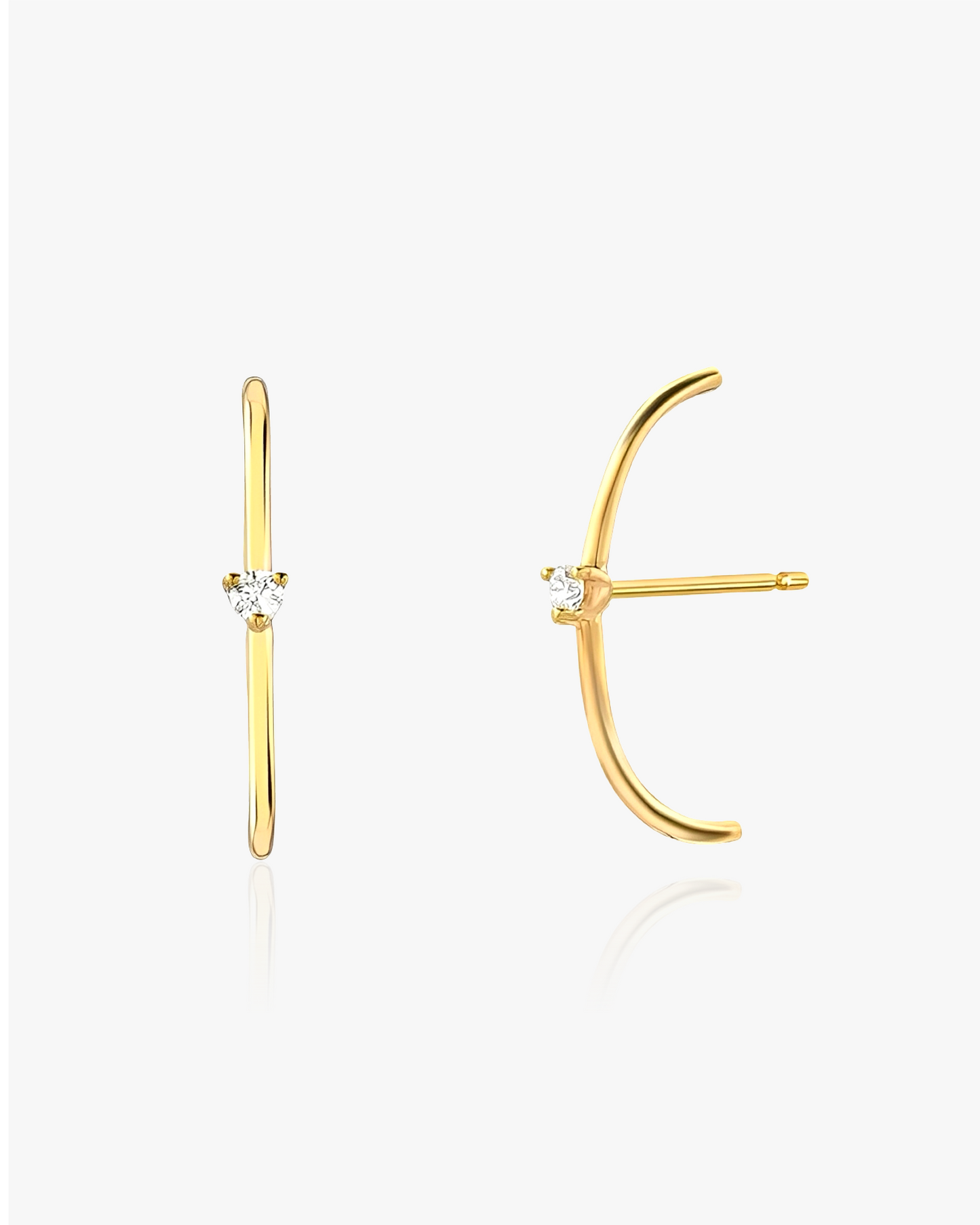 Arc Jacket Earrings Sterling Silver