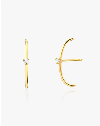 Arc Jacket Earrings Sterling Silver