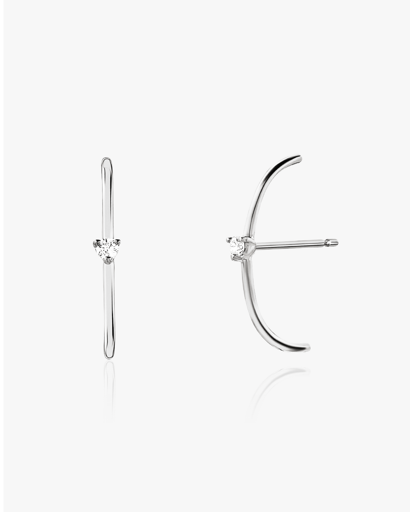 Arc Jacket Earrings Sterling Silver