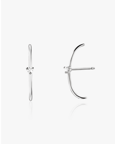 Arc Jacket Earrings Sterling Silver