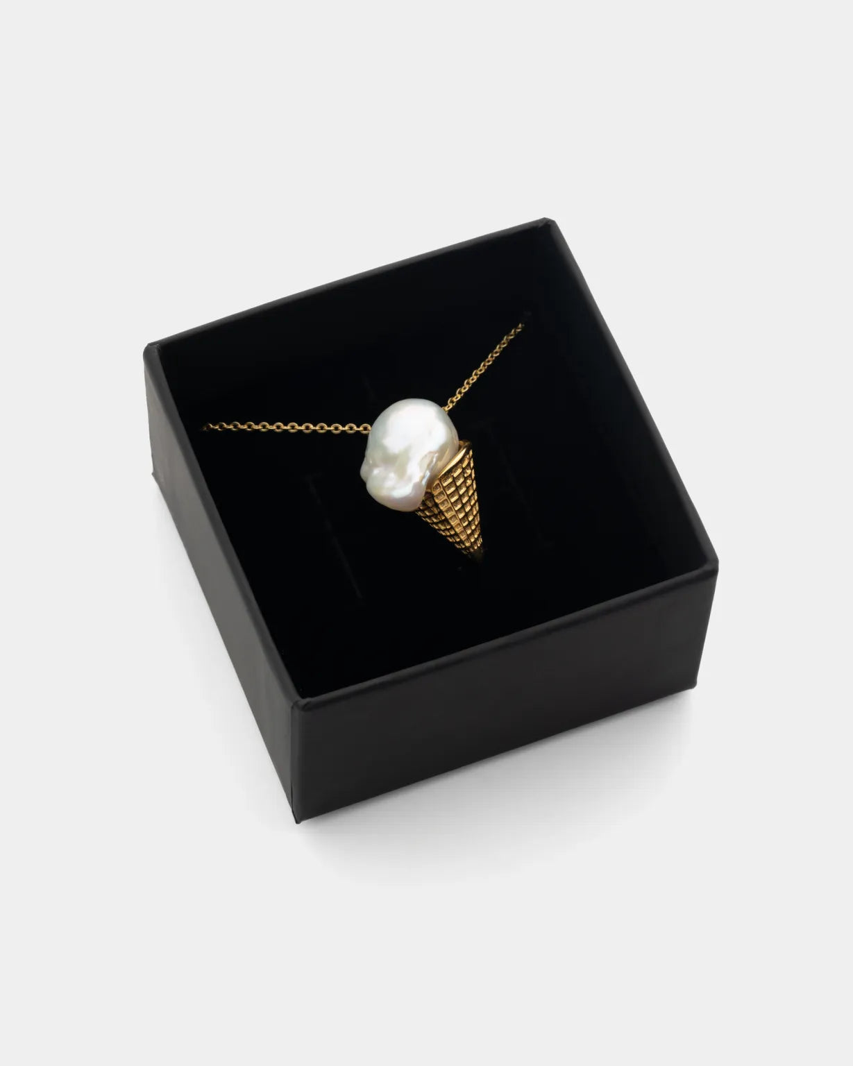 Ice Cream Baroque Pearl Necklace