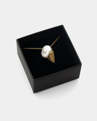 Ice Cream Baroque Pearl Necklace