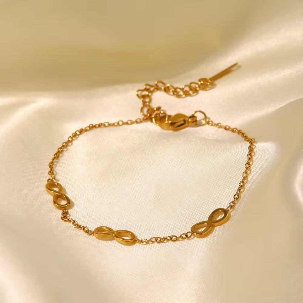 Infinity Sign Bracelet Anniversary Gift