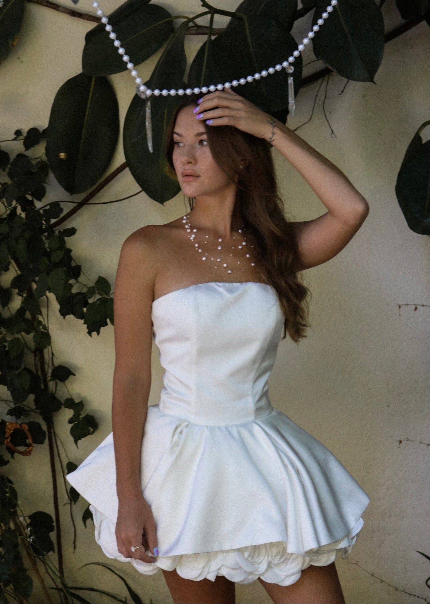 Invisible Effect Natural Pearls Necklace