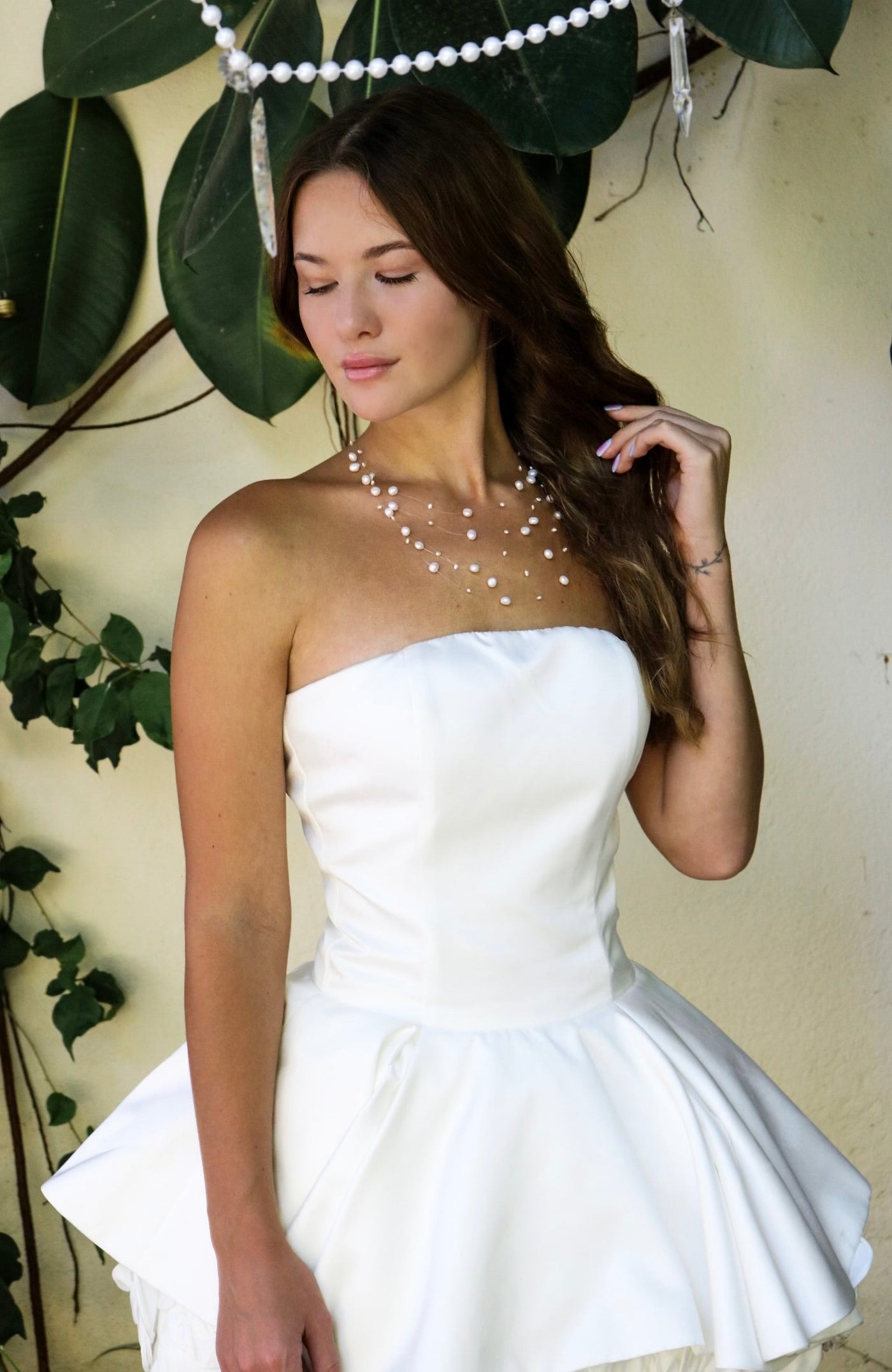 Invisible Effect Natural Pearls Necklace