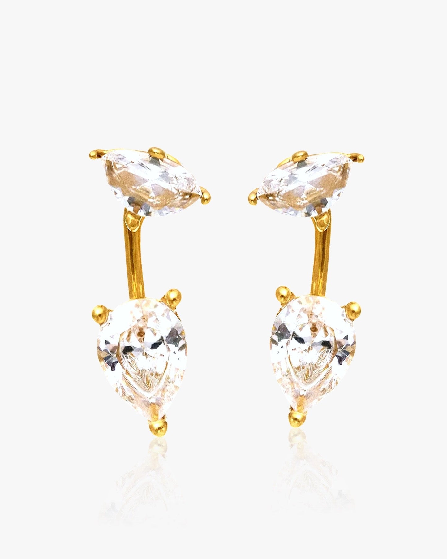 Jacket Earrings Diamante