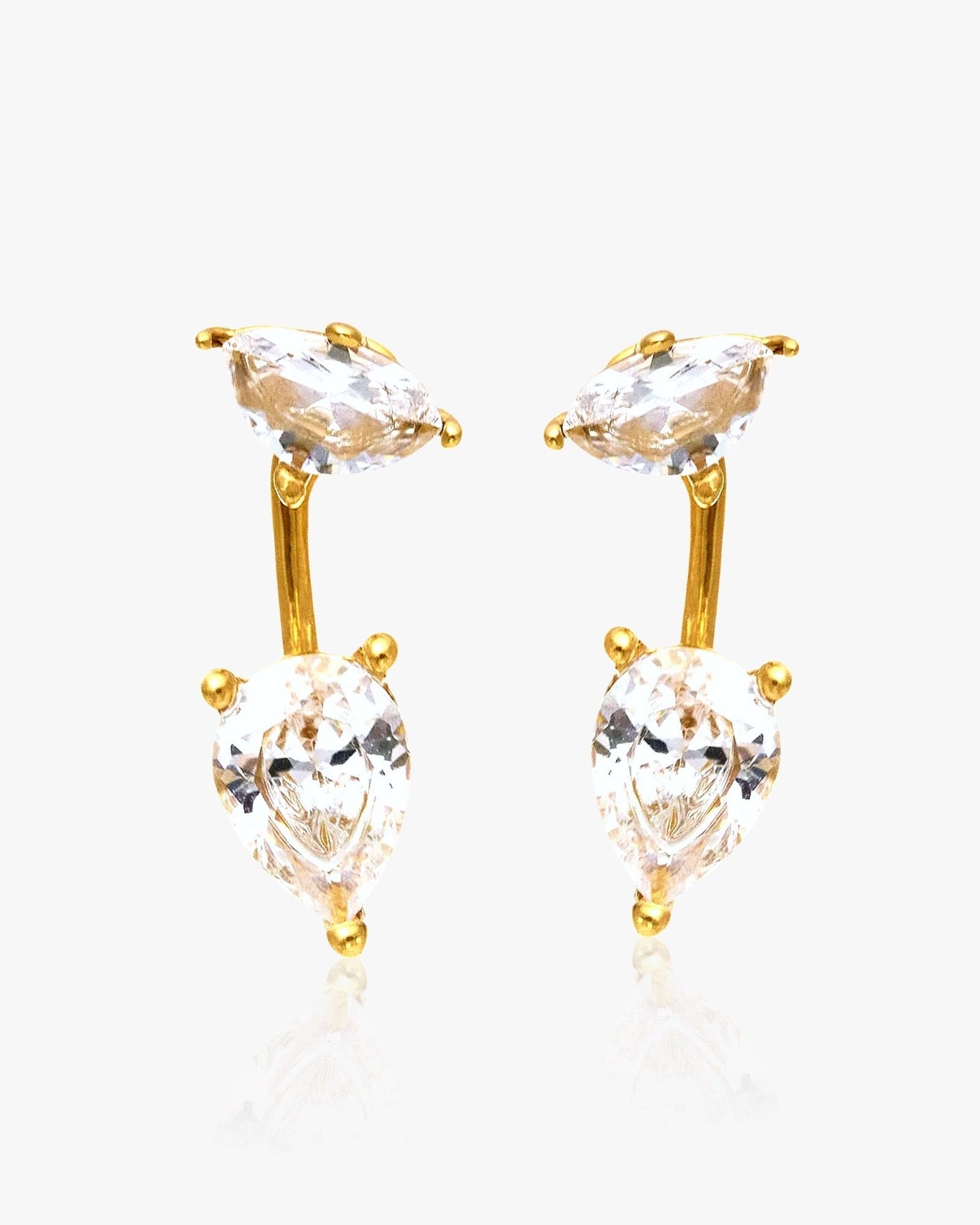 Jacket Earrings Diamante