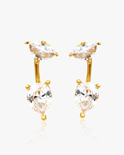 Jacket Earrings Diamante