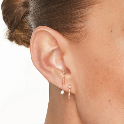 Jacket Earrings Sterling Silver