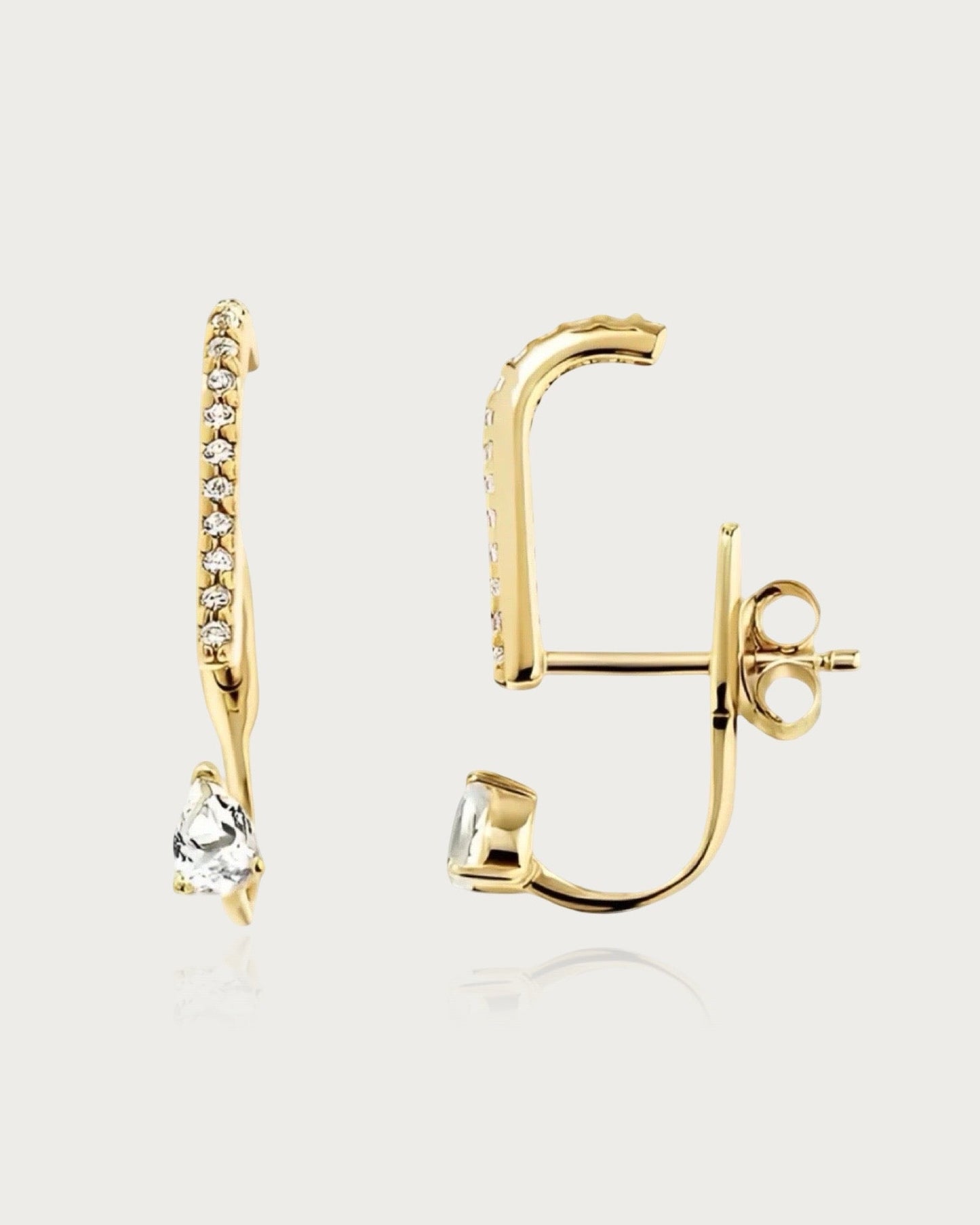 Jacket Earrings Sterling Silver