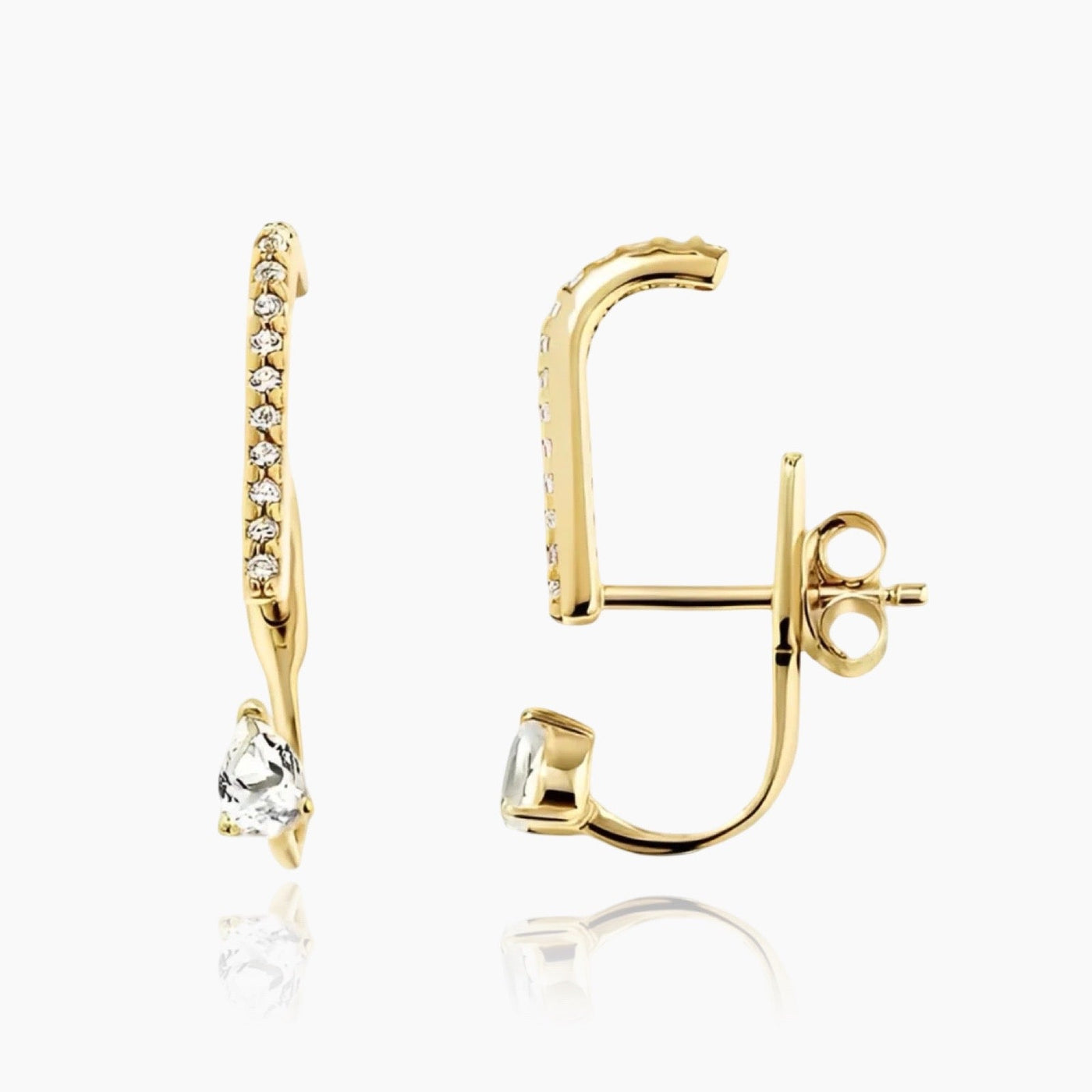 Jacket Earrings Sterling Silver