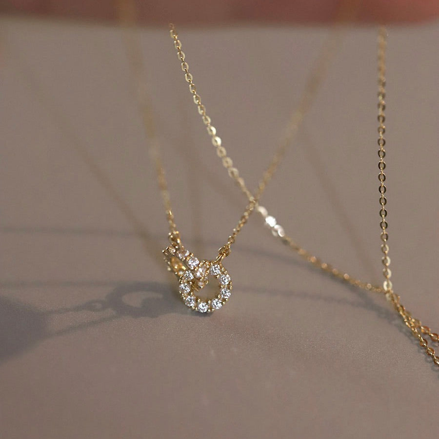 Love Forever Connected Circles Necklace