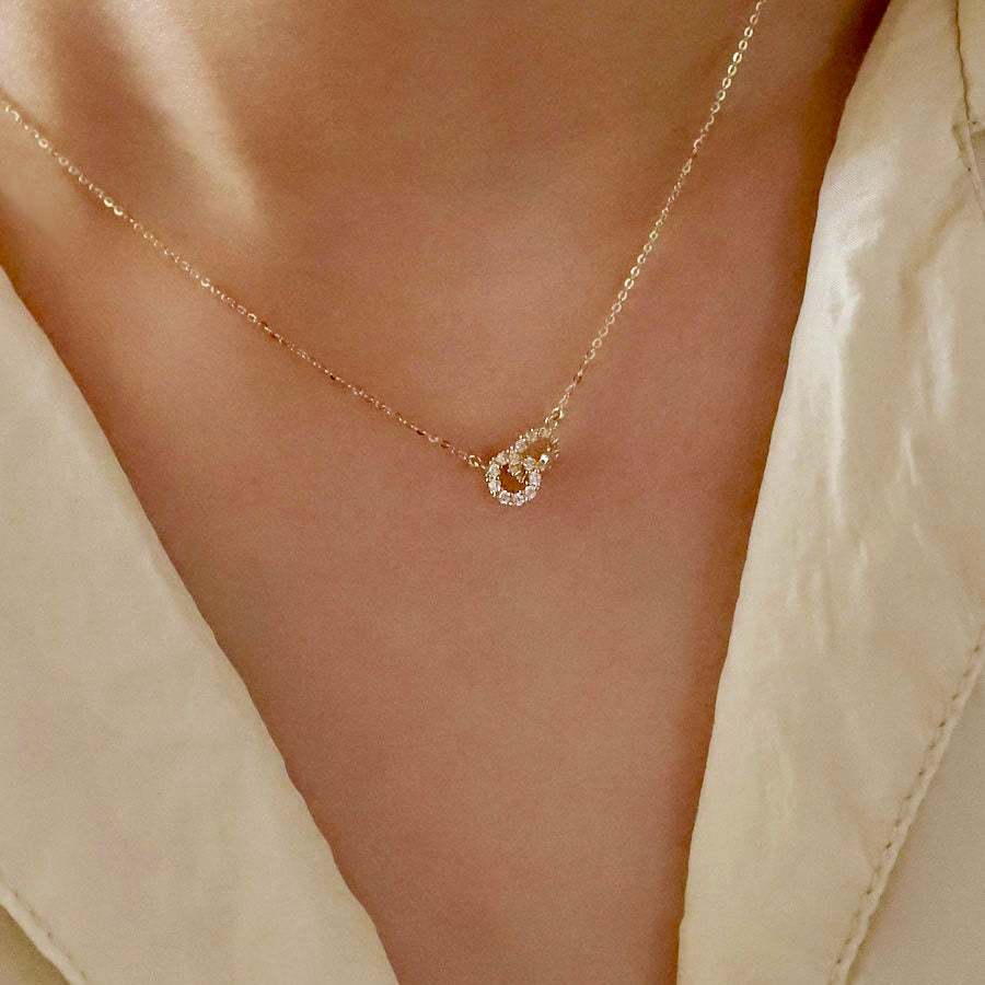 Love Forever Connected Circles Necklace