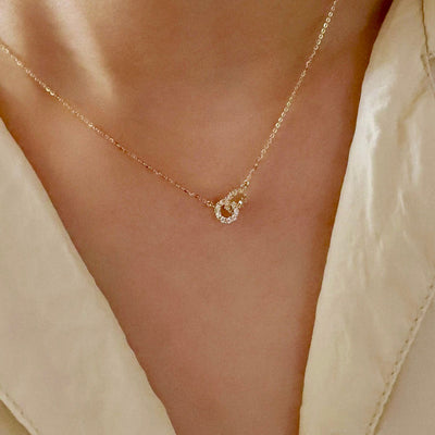 Love Forever Connected Circles Necklace