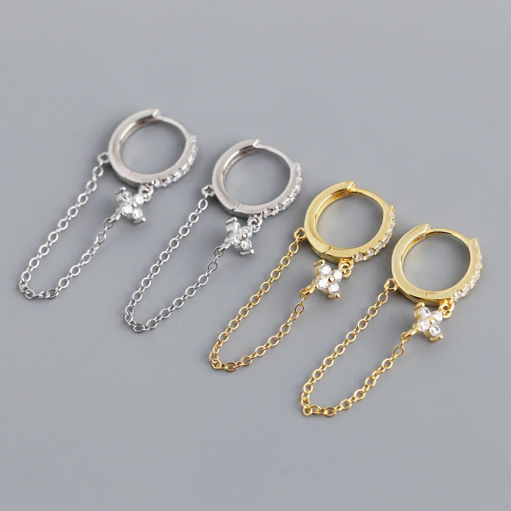 Lucky Clover Earrings Set
