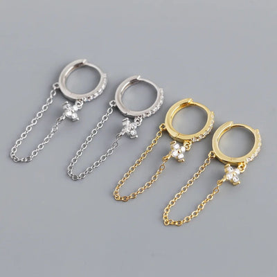 Lucky Clover Earrings Set