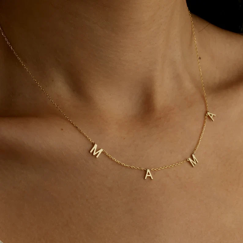 Mama Letters Mother’s Day Necklace