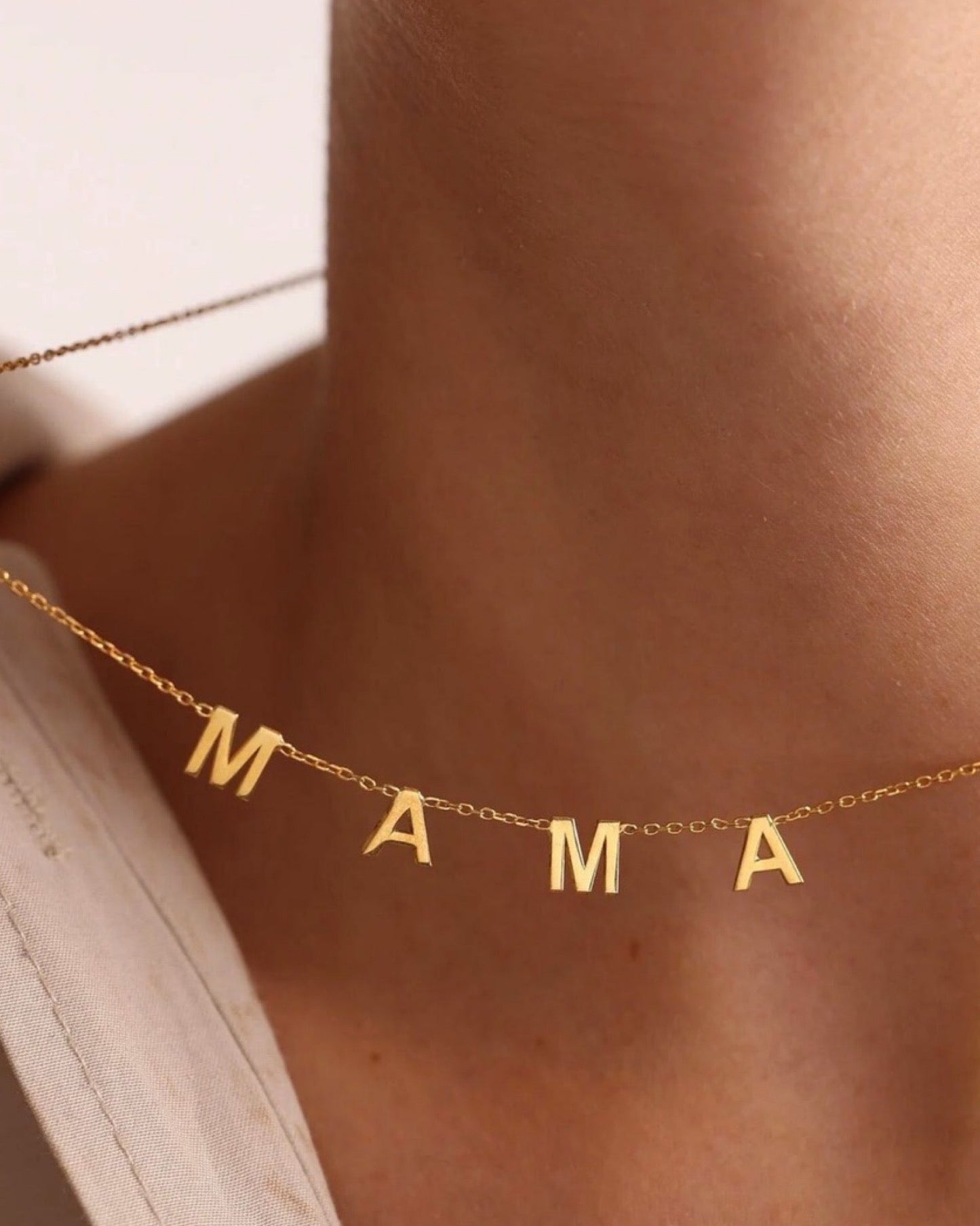 Mama Letters Mother’s Day Necklace