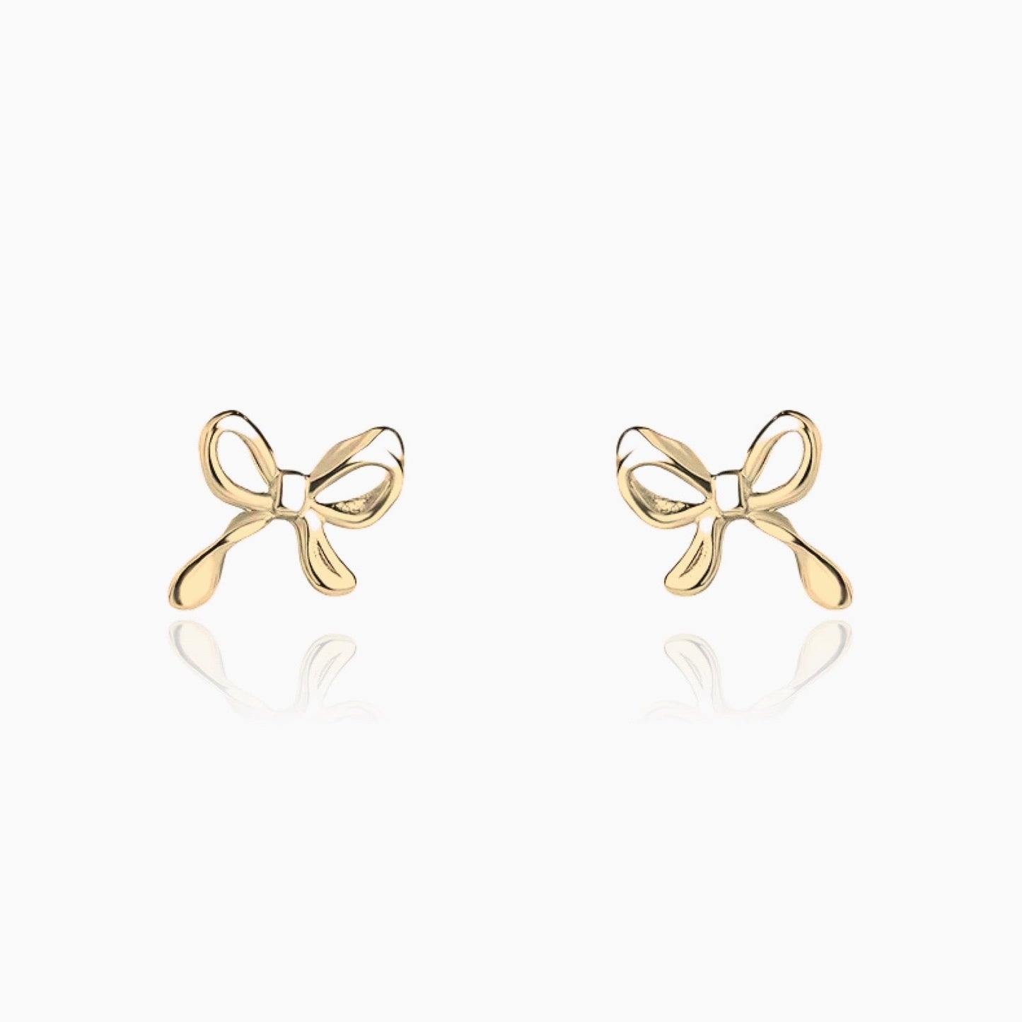 Minimalist Bow Tie Studs