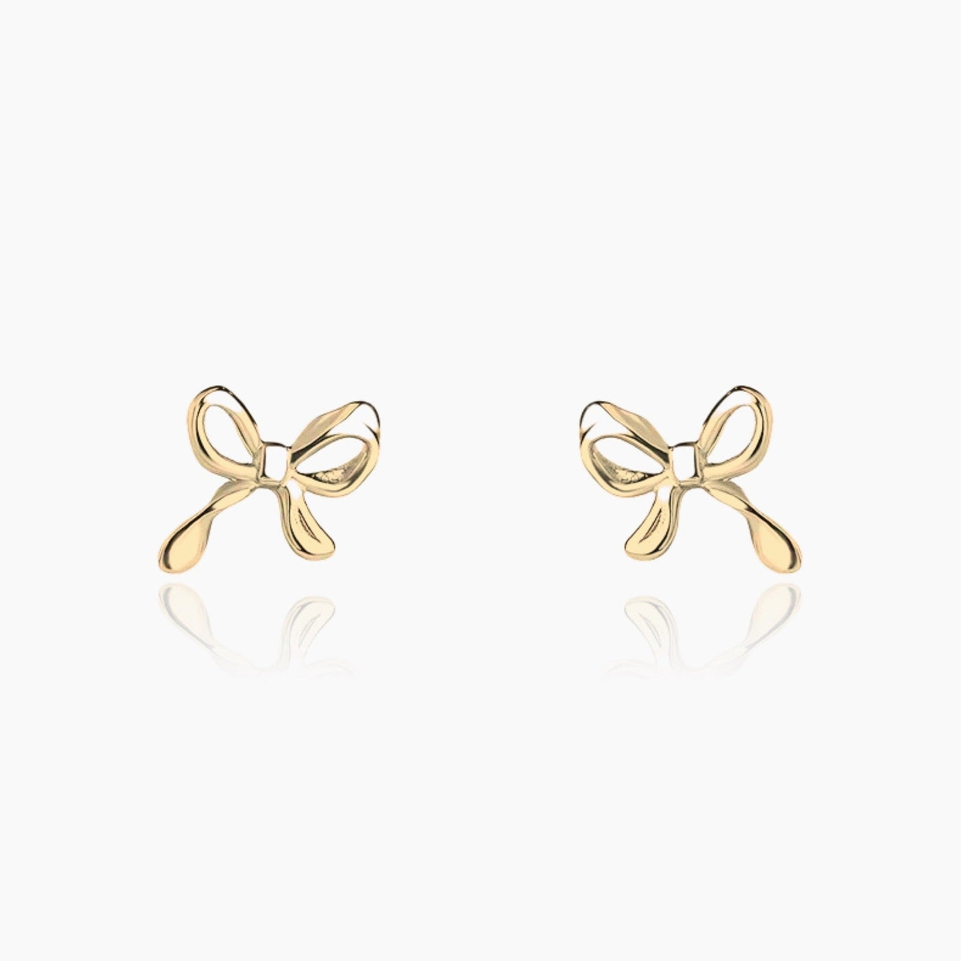 Minimalist Bow Tie Studs